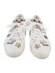 Prada Leather Printed Sneakers