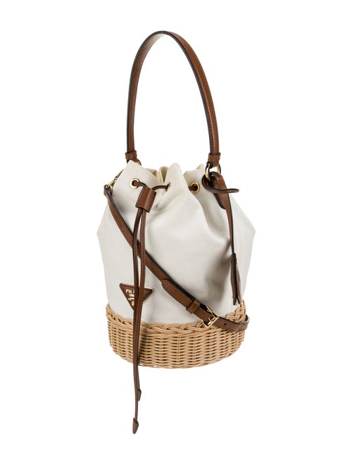 Prada Saffiano Leather Bucket Bag