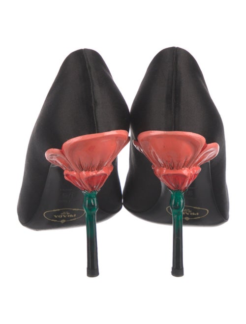 Prada Satin Slingback Sandals