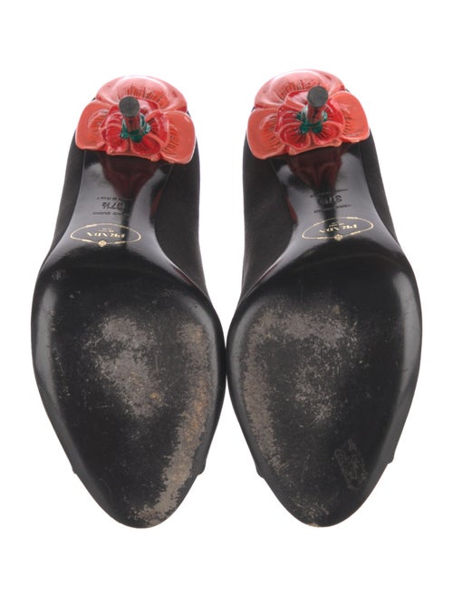 Prada Satin Slingback Sandals