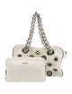 Prada Vitello Daino Leather Bauletto Grommet Small
