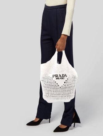 Prada Raffia Hobo