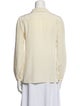 Prada Silk Long Sleeve Button-Up Top