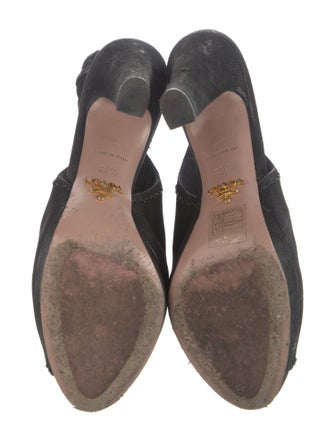 Prada Suede Slingback Pumps