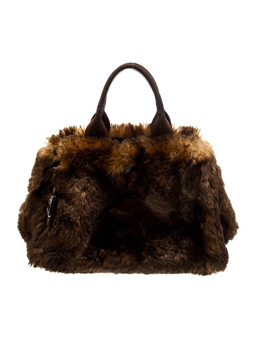 Prada Faux Fur Eco Lapin Large