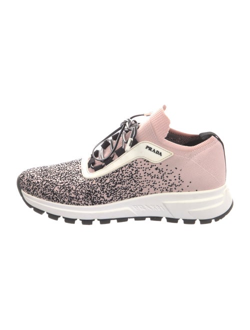 Prada Nylon Printed Athletic Sneakers