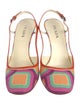 Prada Vintage Canvas Slingback Pumps