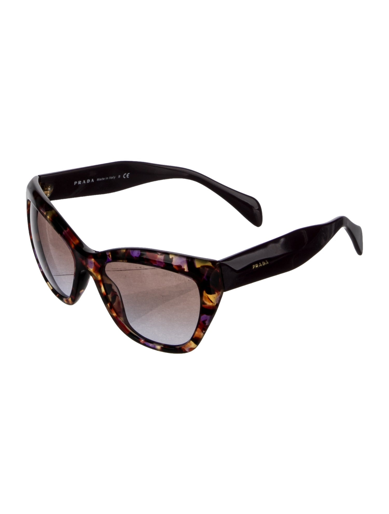 Prada Cat-Eye Tinted Sunglasses