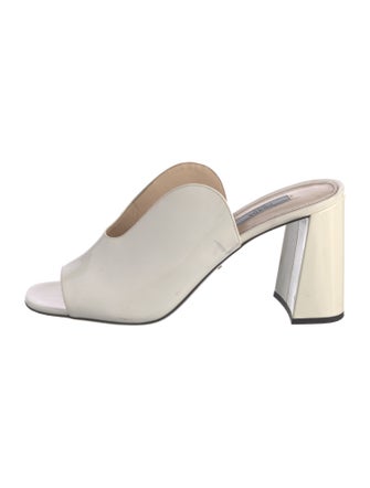 Prada Patent Leather Slides