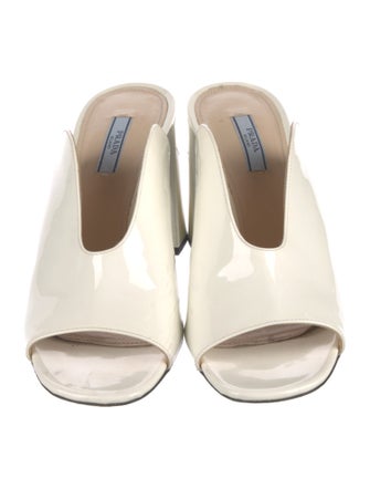 Prada Patent Leather Slides
