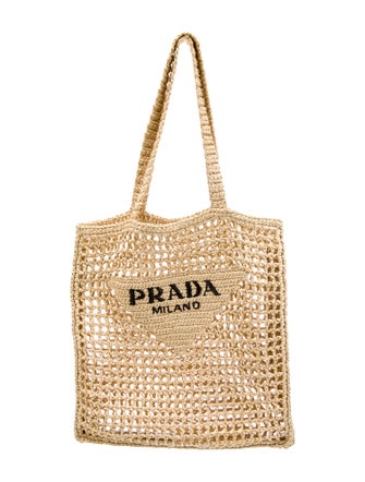 Prada Raffia Grass Tote
