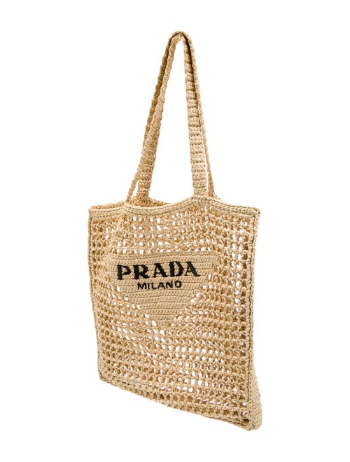 Prada Raffia Grass Tote