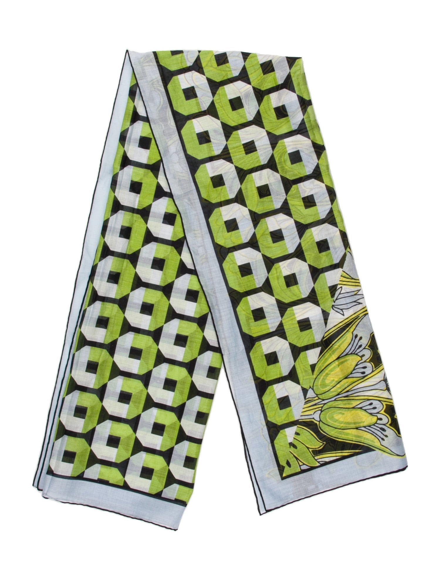 Prada Silk Printed Scarf