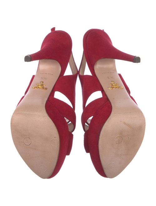 Prada Suede Slingback Sandals