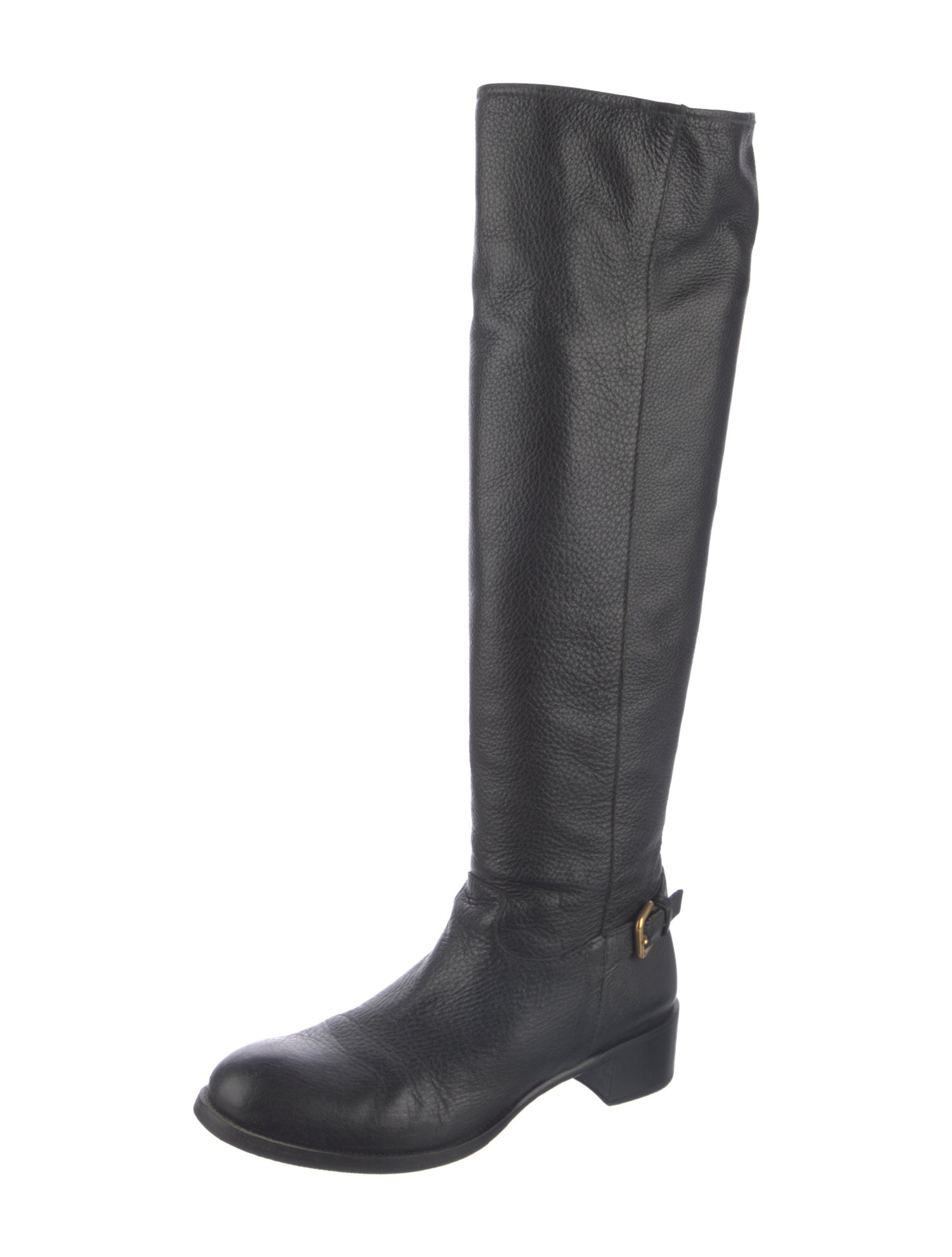 Prada Leather Riding Boots