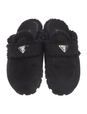 Prada Suede Mules