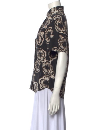 Prada 2018 Brigid Elva Button-Up Top