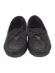 Prada Leather Bow Accents Loafers