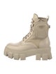 Prada Leather Combat Boots