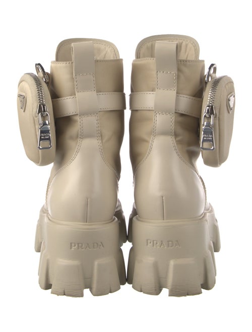 Prada Leather Combat Boots