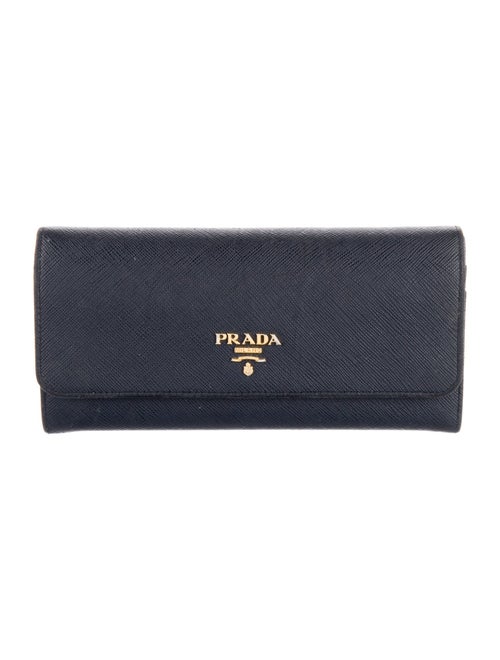 Prada Saffiano Lux Leather Continental Wallet