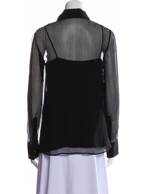 Prada 2018 Silk Button-Up Top