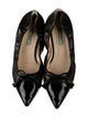 Prada Leather Bow Accents Ballet Flats