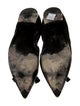 Prada Leather Bow Accents Ballet Flats