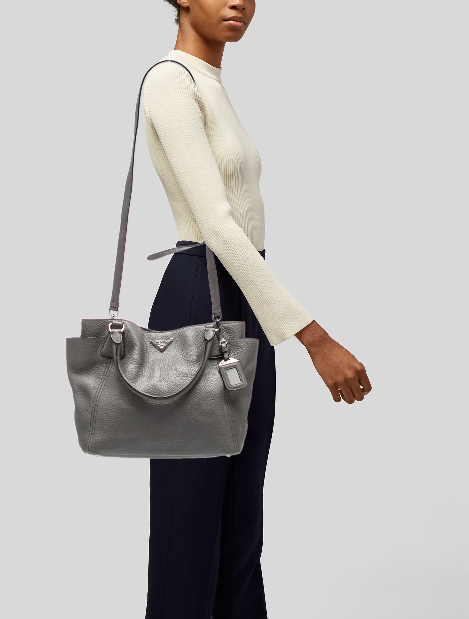 Prada Vitello Daino Leather Tote