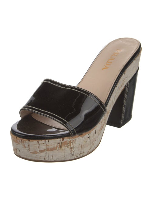 Prada Patent Leather Mules