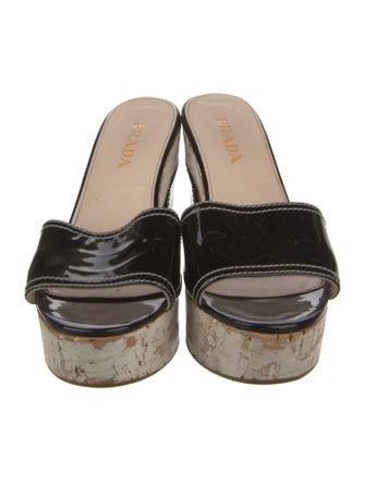 Prada Patent Leather Mules