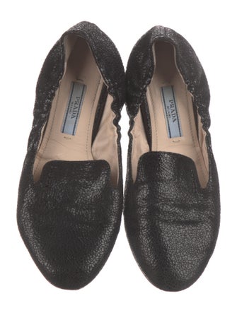 Prada Suede Ballet Flats