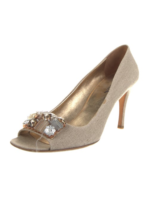 Prada Canvas Pumps