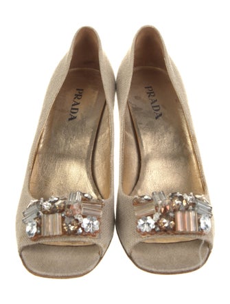 Prada Canvas Pumps