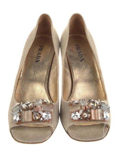 Prada Canvas Pumps
