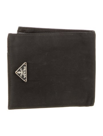 Prada Wallets Tessuto Compact Wallet
