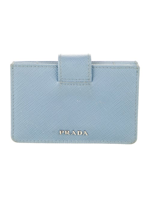 Prada Saffiano Metal Leather Card Holder