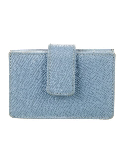 Prada Saffiano Metal Leather Card Holder