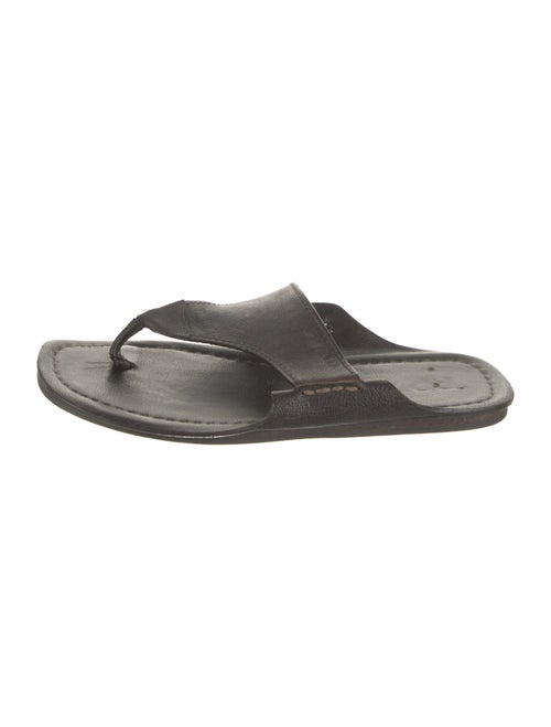 Prada Leather Flip Flops