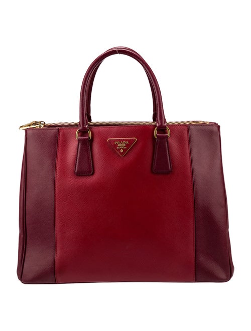 Prada Saffiano Lux Leather Galleria Double Zip Medium