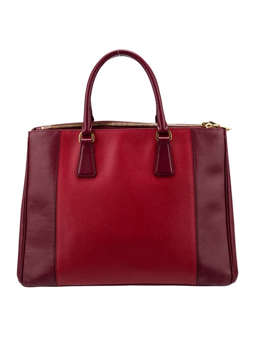 Prada Saffiano Lux Leather Galleria Double Zip Medium