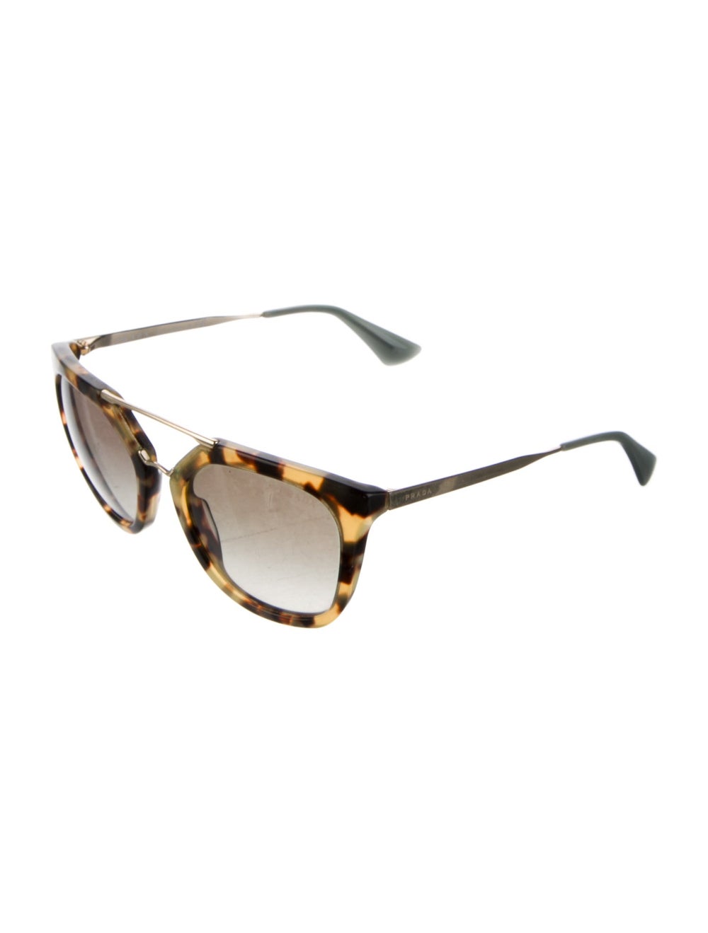 Prada Oversize Sunglasses Green Tortoiseshell Ace… - image 2