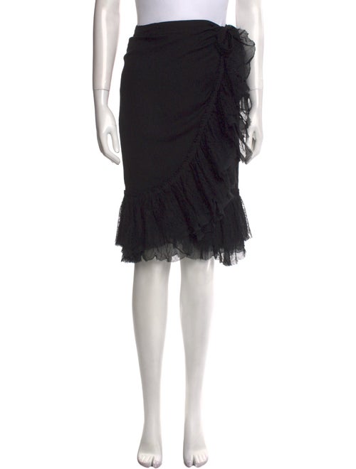 Prada Silk Knee-Length Skirt