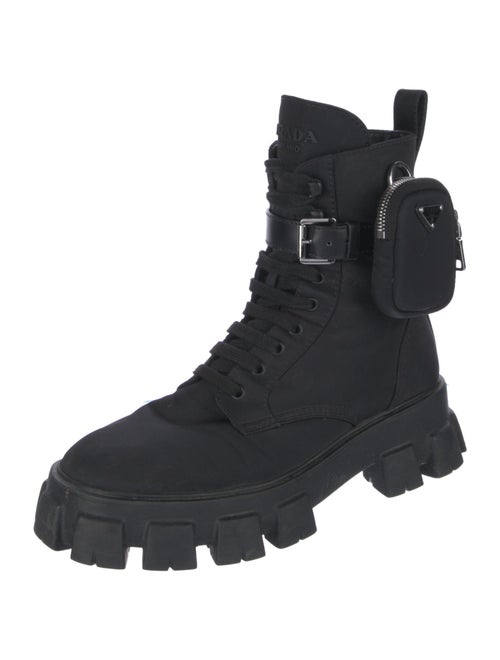 Prada Nylon Combat Boots