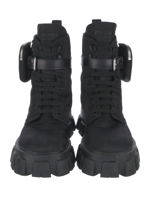 Prada Nylon Combat Boots