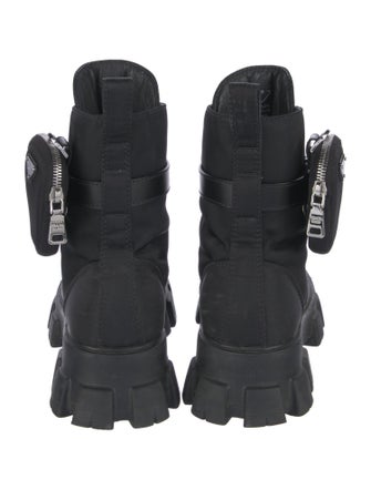 Prada Nylon Combat Boots