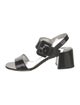 Prada Patent Leather Slingback Sandals
