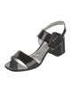 Prada Patent Leather Slingback Sandals