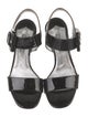 Prada Patent Leather Slingback Sandals