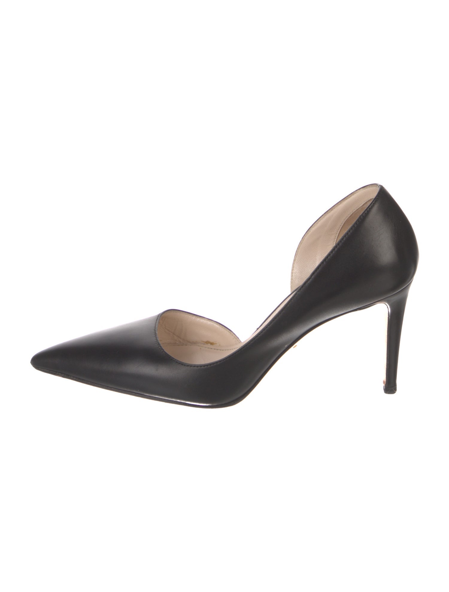 Prada Leather D'Orsay Pumps